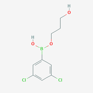 molecular formula C9H11BCl2O3 B13637691 3-Hydroxypropyl hydrogen (3,5-dichlorophenyl)boronate 