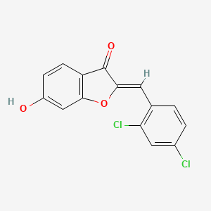 2-[(2,4-Dichlorophenyl)methylene]-6-hydroxybenzo[b]furan-3-one