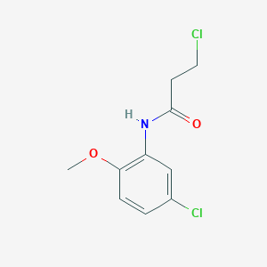 3-chloro-N-(5-chloro-2-methoxyphenyl)propanamide