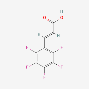 molecular formula C9H3F5O2 B1363781 2,3,4,5,6-Pentafluorocinnamic acid CAS No. 719-60-8