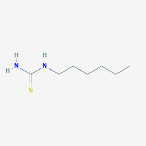 molecular formula C7H16N2S B1363784 1-己基-2-硫脲 CAS No. 21071-27-2