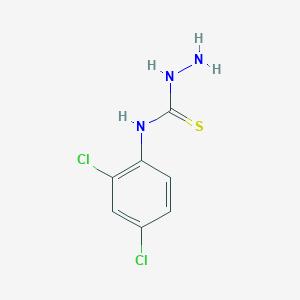 molecular formula C7H7Cl2N3S B1363785 N-(2,4-dichlorophenyl)hydrazinecarbothioamide CAS No. 73305-13-2