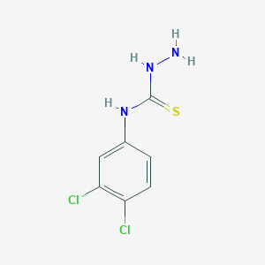 molecular formula C7H7Cl2N3S B1363786 4-(3,4-Dichlorophenyl)-3-thiosemicarbazide CAS No. 38901-32-5