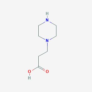 molecular formula C7H14N2O2 B1363789 3-(Piperazin-1-yl)propanoic acid CAS No. 27245-31-4