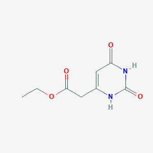 molecular formula C8H10N2O4 B1363807 (2,6-Dioxo-1,2,3,6-tetrahydro-pyrimidin-4-YL)-acetic acid ethyl ester CAS No. 6426-84-2
