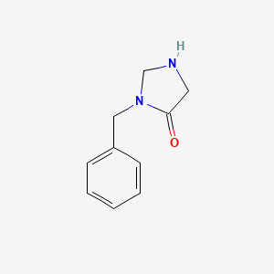 molecular formula C10H12N2O B13638143 3-Benzylimidazolidin-4-one CAS No. 114981-12-3