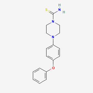 4-(4-Phenoxyphenyl)piperazine-1-carbothioamide