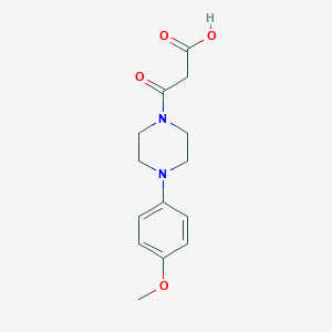 3-[4-(4-Methoxyphenyl)piperazin-1-yl]-3-oxopropanoic acid