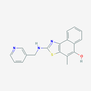 2-[(3-Pyridinylmethyl)amino]-4-methylnaphtho[1,2-d]thiazol-5-ol