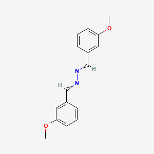 molecular formula C16H16N2O2 B1363856 1-(3-methoxyphenyl)-N-[(3-methoxyphenyl)methylideneamino]methanimine 