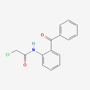 molecular formula C15H12ClNO2 B1363872 N-(2-苯甲酰苯基)-2-氯代乙酰胺 CAS No. 23207-75-2