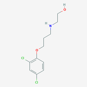 molecular formula C11H15Cl2NO2 B1363873 2-{[3-(2,4-Dichlorophenoxy)propyl]amino}ethanol 