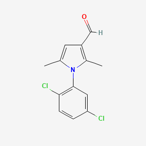 1-(2,5-Dichlorophenyl)-2,5-dimethyl-1h-pyrrole-3-carbaldehyde