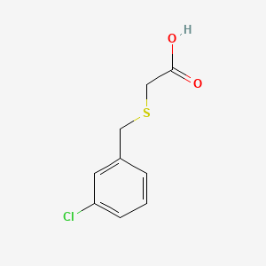 molecular formula C9H9ClO2S B1363889 [(3-Chlorobenzyl)thio]acetic acid CAS No. 34722-33-3
