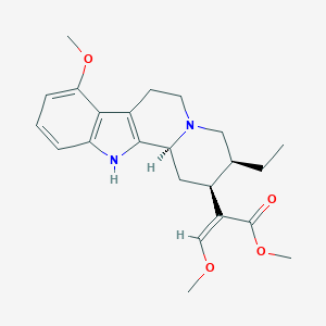 molecular formula C₂₃H₃₀N₂O₄ B136389 Mitragynine CAS No. 4098-40-2