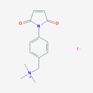 molecular formula C14H17IN2O2 B013639 4-(N-Maleimido)benzyltrimethylammonium iodide CAS No. 34696-66-7