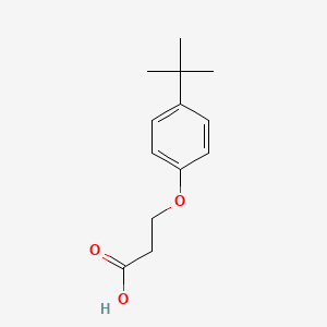 molecular formula C13H18O3 B1363900 3-(4-叔丁基苯氧基)丙酸 CAS No. 23067-72-3