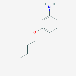 molecular formula C11H17NO B13639029 3-(Pentyloxy)aniline 