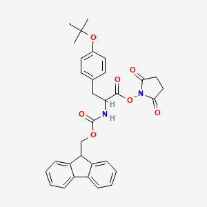 molecular formula C32H32N2O7 B13639186 Fmoc-Tyr(tBu)-Osu 