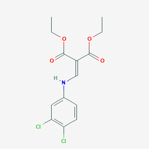 molecular formula C14H15Cl2NO4 B1363923 Diethyl 2-[(3,4-dichloroanilino)methylene]malonate 