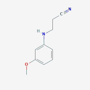 molecular formula C10H12N2O B1363929 3-(3-Methoxy-phenylamino)-propionitrile CAS No. 26424-07-7