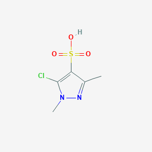 5-Chloro-1,3-dimethyl-1H-pyrazole-4-sulfonic acid