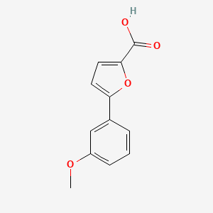 molecular formula C12H10O4 B1363954 5-(3-Methoxyphenyl)-2-furoic acid CAS No. 54022-96-7