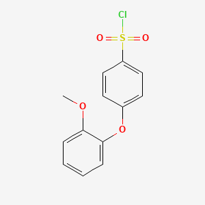 molecular formula C13H11ClO4S B1363956 4-(2-methoxyphenoxy)benzenesulfonyl Chloride CAS No. 690632-30-5