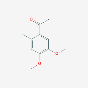 molecular formula C11H14O3 B1363962 4',5'-Dimethoxy-2'-methylacetophenone CAS No. 24186-66-1
