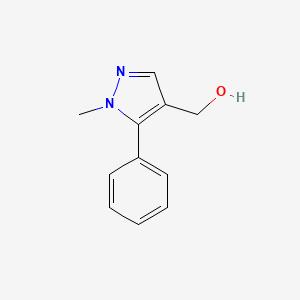 molecular formula C11H12N2O B1363965 (1-methyl-5-phenyl-1H-pyrazol-4-yl)methanol CAS No. 499785-47-6