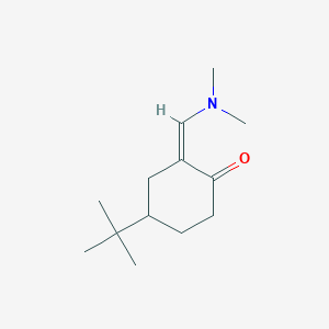 molecular formula C13H23NO B13639669 4-(Tert-butyl)-2-((dimethylamino)methylene)cyclohexan-1-one 