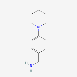 molecular formula C12H18N2 B1363968 (4-Piperidinophenyl)methylamine CAS No. 214759-73-6