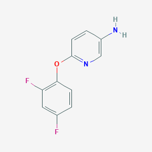 molecular formula C11H8F2N2O B1363976 6-(2,4-Difluorophenoxy)pyridin-3-amine CAS No. 219865-86-8