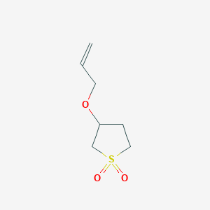 molecular formula C7H12O3S B1363980 Thiophene, tetrahydro-3-(2-propenyloxy)-, 1,1-dioxide CAS No. 35309-86-5
