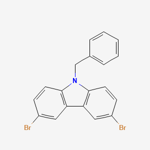 molecular formula C19H13Br2N B1363982 9-苄基-3,6-二溴咔唑 CAS No. 118599-27-2