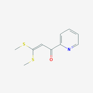 molecular formula C10H11NOS2 B1363995 3,3-Bis(methylsulfanyl)-1-pyridin-2-ylprop-2-en-1-one CAS No. 78570-34-0