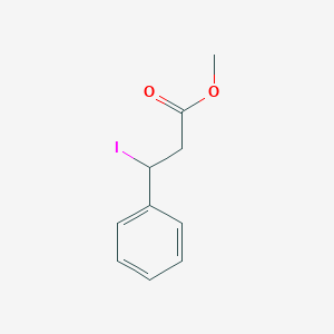 molecular formula C10H11IO2 B13640045 Methyl beta-iodobenzenepropanoate 