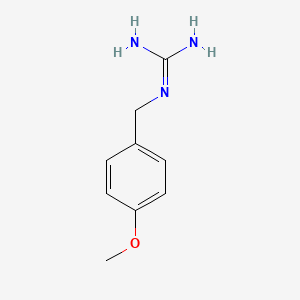 molecular formula C9H13N3O B1364018 1-(4-Methoxybenzyl)guanidine CAS No. 46234-16-6