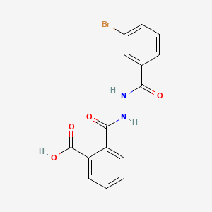 2-[[(3-bromobenzoyl)amino]carbamoyl]benzoic Acid