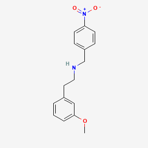 molecular formula C16H18N2O3 B1364054 2-(3-methoxyphenyl)-N-(4-nitrobenzyl)ethanamine CAS No. 355381-67-8