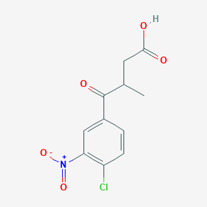 4-(4-Chloro-3-nitrophenyl)-3-methyl-4-oxobutanoic acid