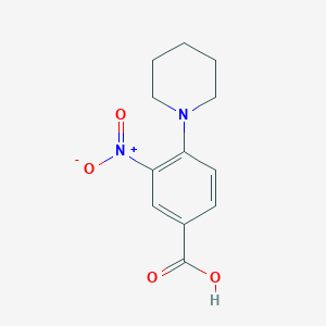 molecular formula C12H14N2O4 B1364065 3-Nitro-4-piperidin-1-ylbenzoic acid CAS No. 26586-26-5