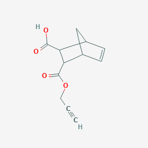 molecular formula C12H12O4 B1364079 3-[(Prop-2-yn-1-yloxy)carbonyl]bicyclo[2.2.1]hept-5-ene-2-carboxylic acid 