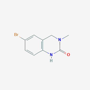 molecular formula C9H9BrN2O B1364082 6-bromo-3-methyl-3,4-dihydroquinazolin-2(1H)-one CAS No. 328956-24-7