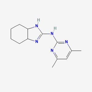 B1364088 4,6-dimethyl-N-(octahydro-2H-benzimidazol-2-ylidene)pyrimidin-2-amine CAS No. 575461-46-0