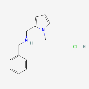molecular formula C13H17ClN2 B1364095 Benzyl-(1-methyl-1H-pyrrol-2-ylmethyl)-amine hydrochloride 