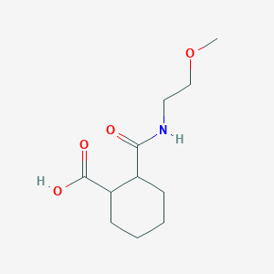 molecular formula C11H19NO4 B1364103 2-{[(2-Methoxyethyl)amino]-carbonyl}cyclohexanecarboxylic acid CAS No. 817632-37-4