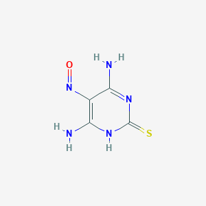 molecular formula C4H5N5OS B1364118 4,6-二氨基-2-巯基-5-亚硝基嘧啶 CAS No. 59150-27-5