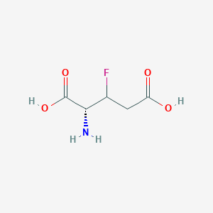 (2R)-2-amino-3-fluoropentanedioic acid
