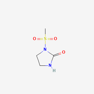 molecular formula C4H8N2O3S B1364136 1-Methanesulfonyl-2-imidazolidinone CAS No. 41730-79-4